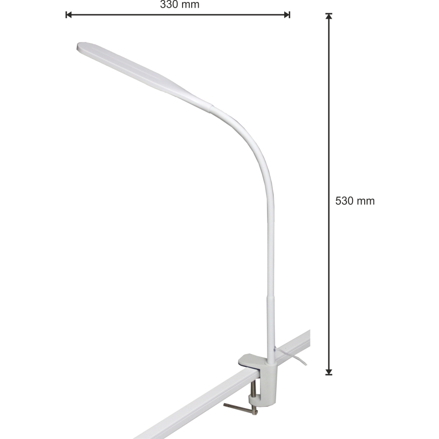 LED Лампа з регулюванням яскравості 3в1 LED/10W/230V 3000/4000/6000K CRI 90 білий
