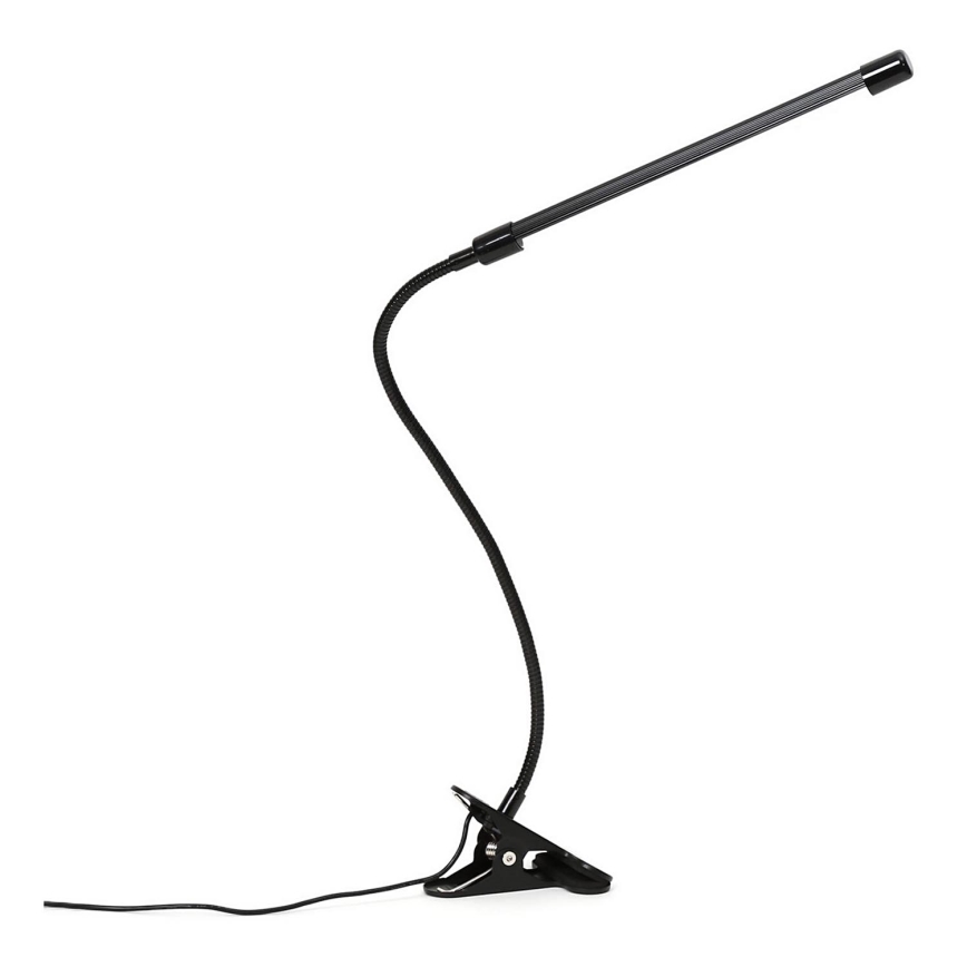 LED лампа з затискачем та регулюванням яскравості для освітлення рослин LED/3W/230V чорний