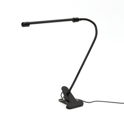 LED лампа з затискачем та регулюванням яскравості для освітлення рослин LED/3W/230V чорний