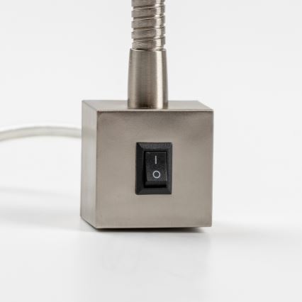 LED-лампа з кліпсою 1xGU10/4,7W/230V матовий хром