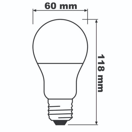 LED лампочка ECO E27/13W/230V 2700K 1521лм