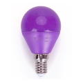 LED Лампочка G45 E14/4W/230V фіолетовий - Aigostar