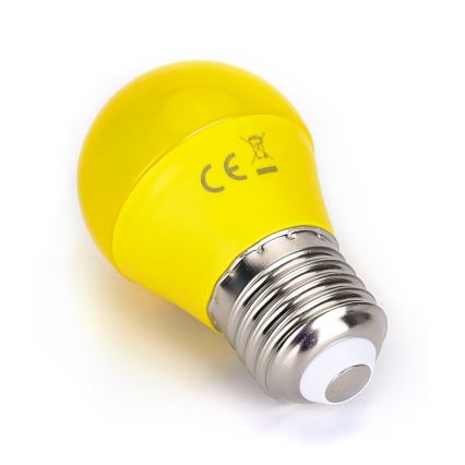LED Лампочка G45 E27/4W/230V жовтий - Aigostar