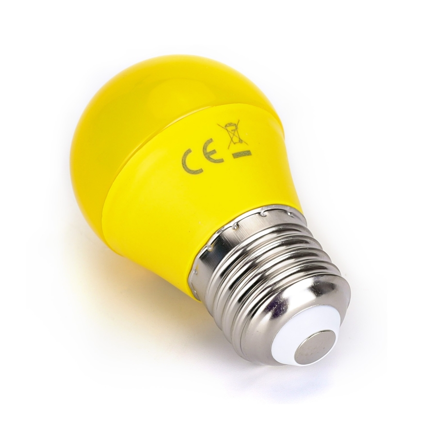 LED Лампочка G45 E27/4W/230V жовтий - Aigostar