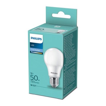 LED Лампочка Philips A60 E27/7W/230V 6500K