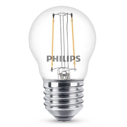 LED Лампочка VINTAGE Philips P45 E27/2W/230V 2700K