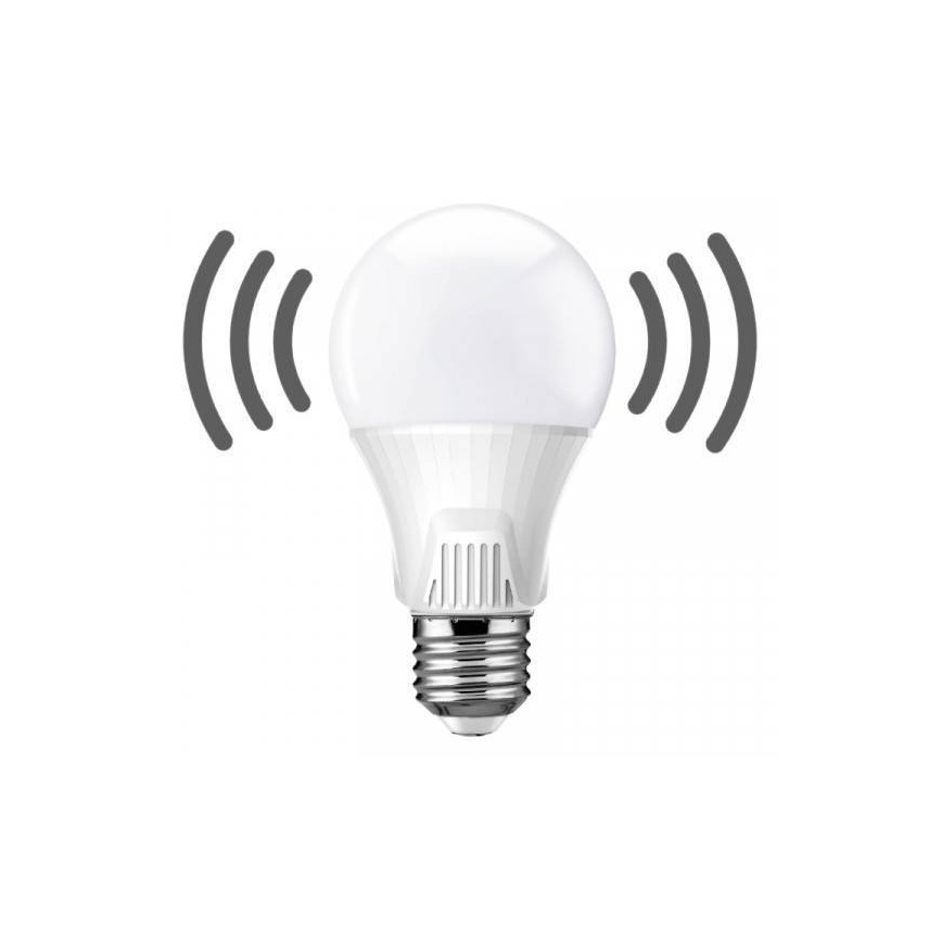 LED Лампочка з датчиком E27/9W/230V 6500K