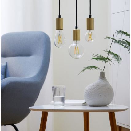 LED лампочка з регулюванням яскравості FILAMENT A60 E27/6,7W/230V 2700-6500K CRI 90 Wi-Fi – WiZ