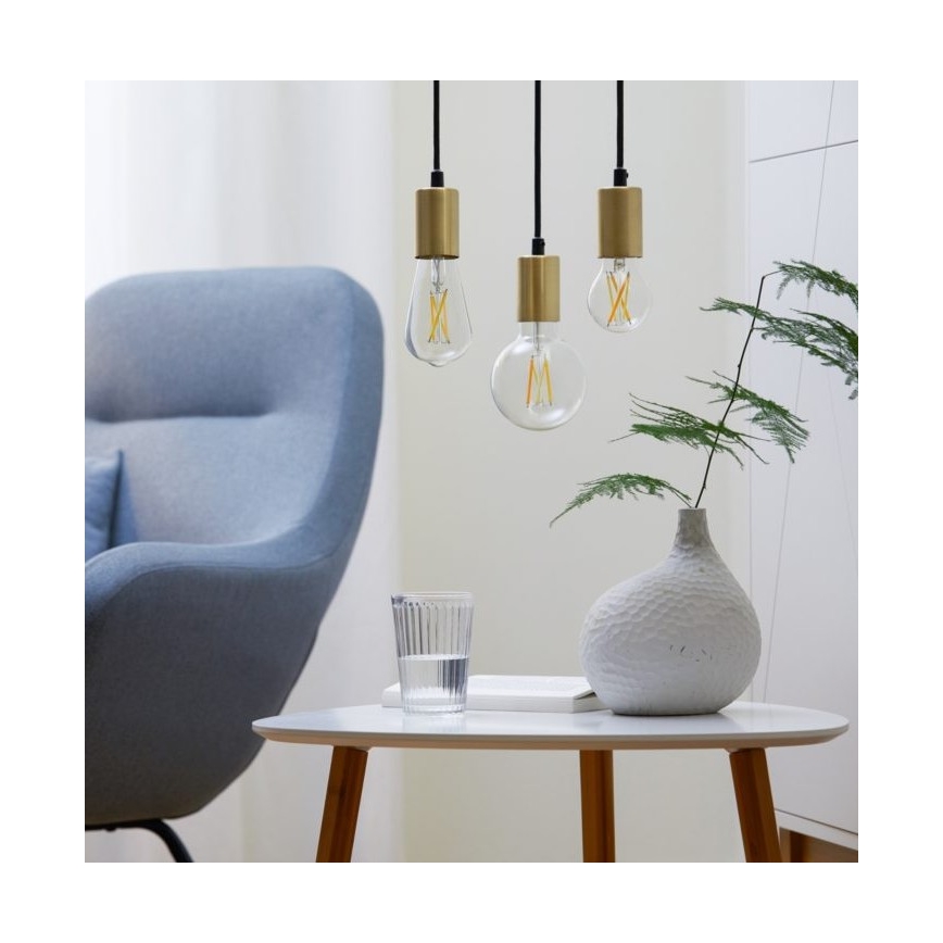 LED лампочка з регулюванням яскравості FILAMENT A60 E27/6,7W/230V 2700-6500K CRI 90 Wi-Fi – WiZ