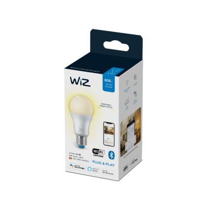 LED лампочка з регулюванням яскравості A60 E27/8W/230V 2700K CRI 90 Wi-Fi – WiZ