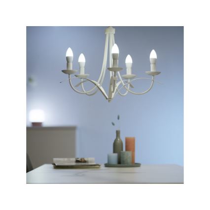 LED лампочка з регулюванням яскравості C37 E14/4,9W/230V 2700-6500K CRI 90 Wi-Fi – WiZ
