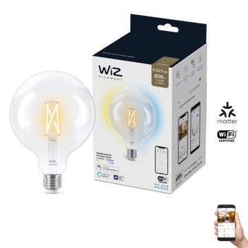 LED лампочка з регулюванням яскравості FILAMENT G125 E27/7W/230V 2700-6500K CRI 90 Wi-Fi – WiZ
