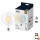 LED лампочка з регулюванням яскравості FILAMENT G125 E27/7W/230V 2700-6500K CRI 90 Wi-Fi – WiZ