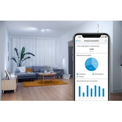 LED лампочка з регулюванням яскравості FILAMENT G95 E27/6,7W/230V 2700-6500K CRI 90 Wi-Fi – WiZ