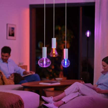 LED лампочка з регулюванням яскравості Philips Hue White And Color Ambiance E27/6,5W/230V 2000-6500K