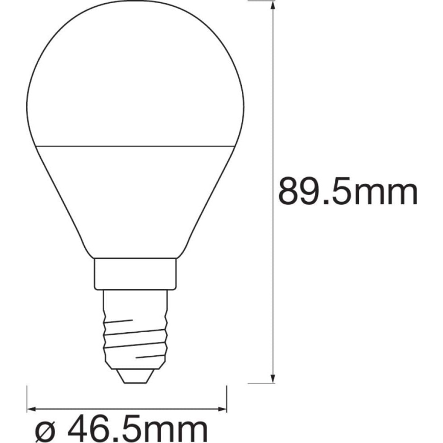 LED лампочка з регулюванням яскравості SMART+ E14/5W/230V 2700K-6500K Wi-Fi - Ledvance