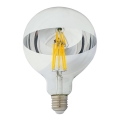 LED Лампочка DECOR MIRROR G125 E27/12W/230V срібний 4200K