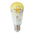 LED Лампочка DECOR MIRROR ST64 E27/8W/230V золотий 4200K