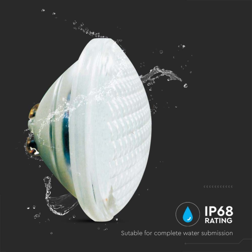 LED Лампочка для басейну LED/18W/12V IP68 6500K
