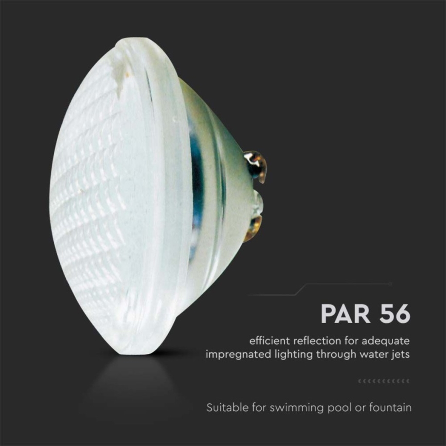 LED Лампочка для басейну LED/35W/12V IP68 6500K