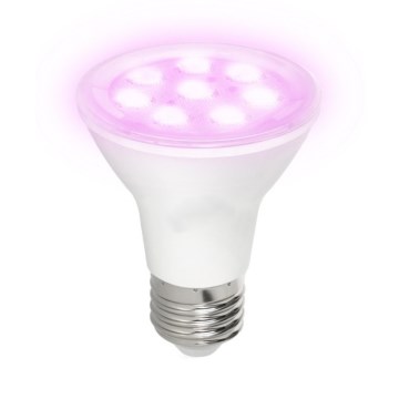 LED Лампочка для вирощування рослин PLANTY E27/7W/230V 1200K білий