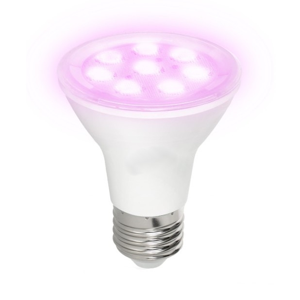 LED Лампочка для вирощування рослин PLANTY E27/7W/230V 1200K білий