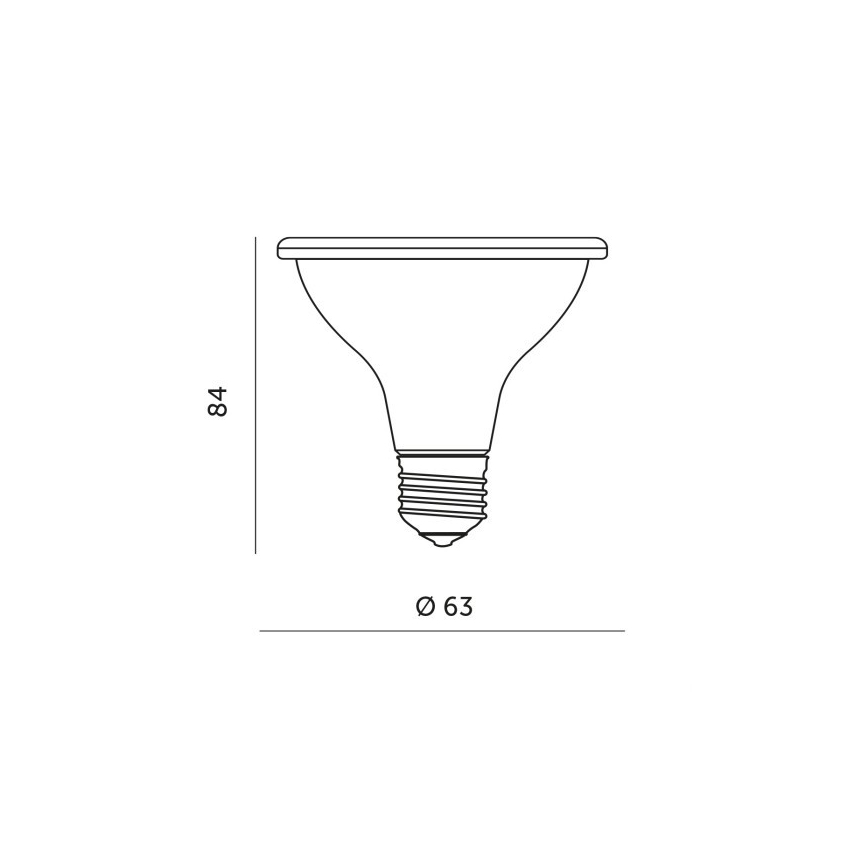 LED Лампочка для вирощування рослин PLANTY E27/7W/230V 1200K білий