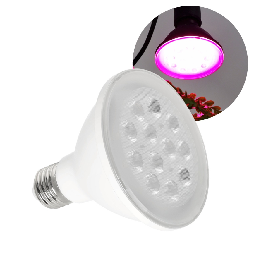 LED Лампочка для вирощування рослин VITABLOOM E27/9W/230V 1200K білий - Brilagi