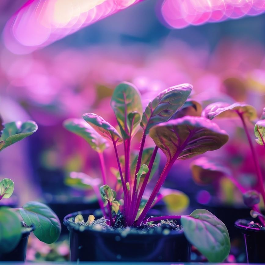 LED Лампочка для вирощування рослин VITABLOOM E27/9W/230V 1200K чорний - Brilagi