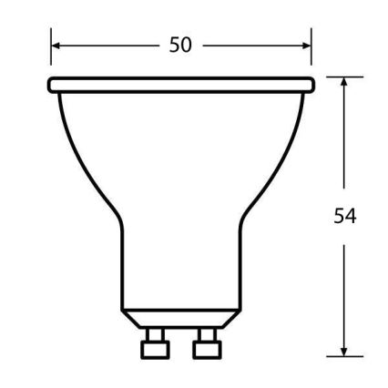 LED Лампочка ECO GU10/5W/230V 2700K 350лм