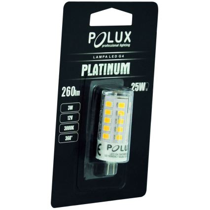 LED Лампочка G4/3W/12V 3000K