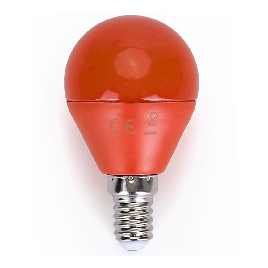 LED Лампочка G45 E14/4W/230V оранжевий - Aigostar