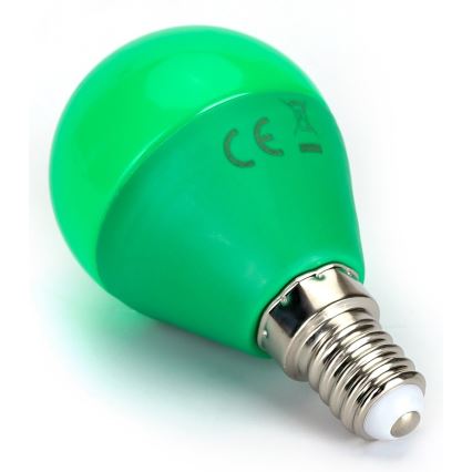 LED Лампочка G45 E14/4W/230V зелений - Aigostar