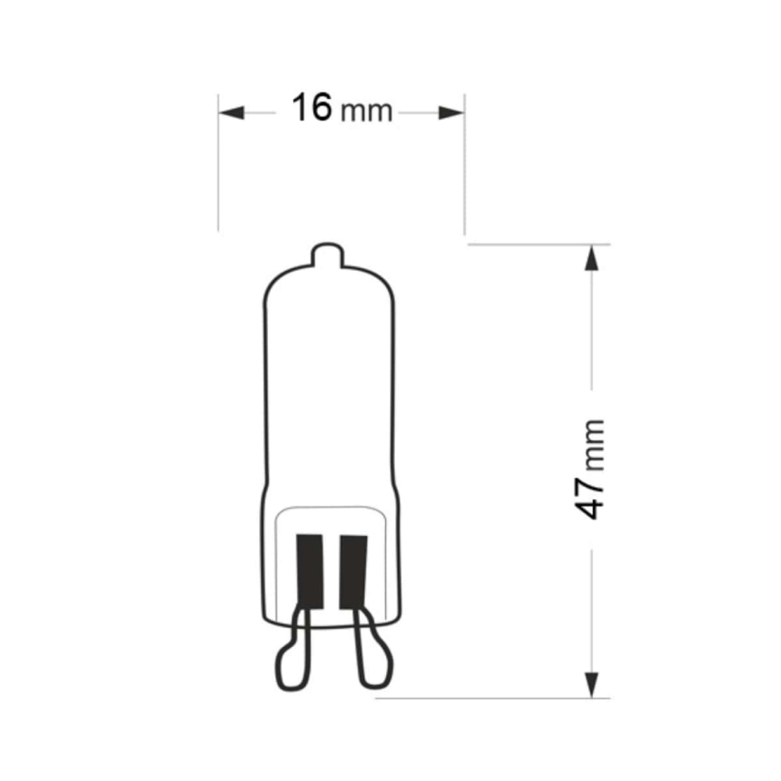 LED Лампочка G9/2,5W/230V 3000K