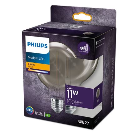 LED Лампочка Philips E27/2W/230V 1800K