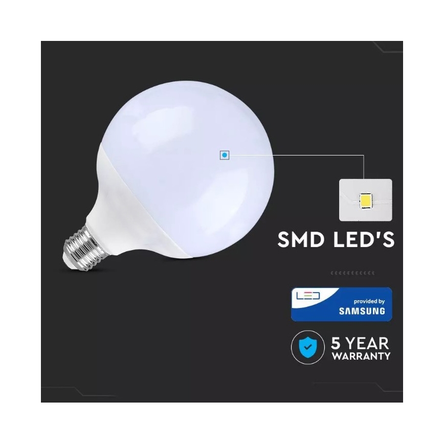 LED Лампочка SAMSUNG CHIP G120 E27/18W/230V 6400K