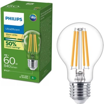 LED Лампочка ВИНТАЖ Philips E27/4W/230V 2700K