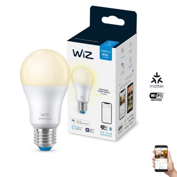 LED лампочка з регулюванням яскравості A60 E27/8W/230V 2700K CRI 90 Wi-Fi – WiZ