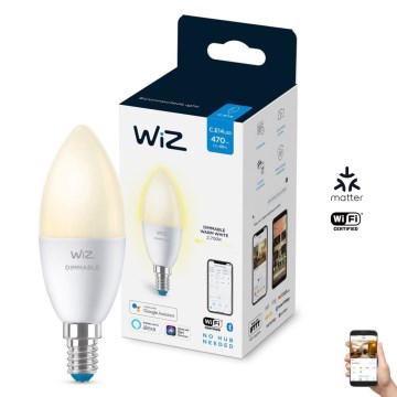 LED лампочка з регулюванням яскравості C37 E14/4,9W/230V 2700K CRI 90 Wi-Fi – WiZ