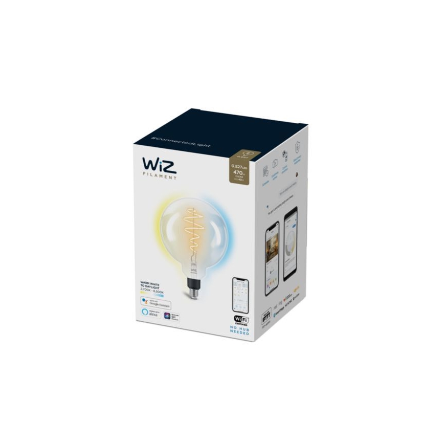 LED лампочка з регулюванням яскравості FILAMENT G200 E27/6,5W/230V 2700-6500K CRI 90 Wi-Fi – WiZ