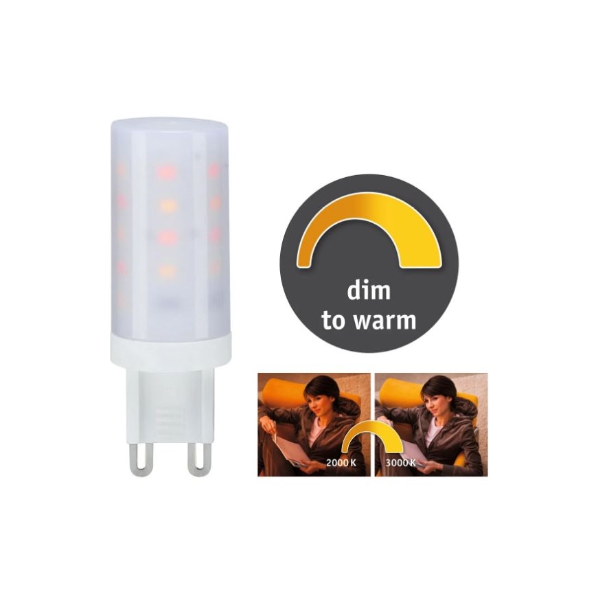 LED лампочка з регулюванням яскравості G9/4W/230V 2000-3000K - Paulmann 28819