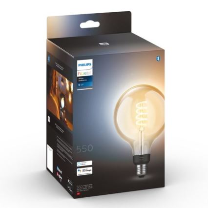 LED Лампочка з регулюванням яскравості Philips Hue WHITE AMBIANCE G125 E27/7W/230V 2200-4500K