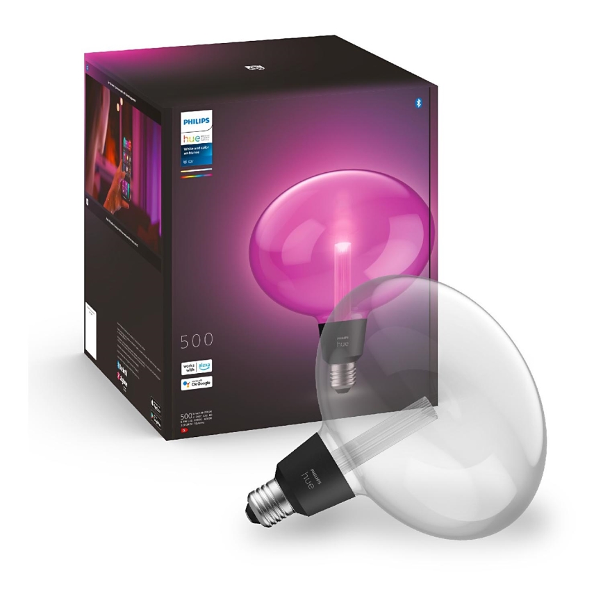 LED лампочка з регулюванням яскравості Philips Hue White And Color Ambiance E27/6,5W/230V 2000-6500K
