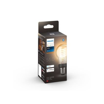 LED лампочка з регулюванням яскравості Philips Hue WHITE FILAMENT A60 E27/7W/230V 2100K