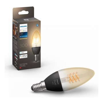 LED Лампочка з регулюванням яскравості Philips Hue WHITE FILAMENT E14/4,5W/230V 2100K