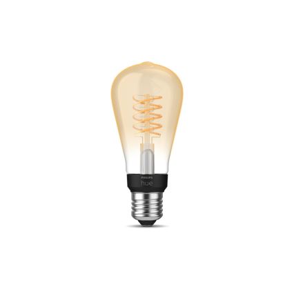 LED лампочка з регулюванням яскравості Philips Hue WHITE FILAMENT ST64 E27/7W/230V 2100K