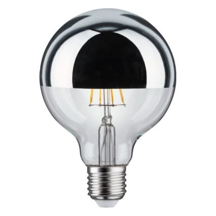 LED Лампочка з регулюванням яскравості та дзеркальною сферичною колбою GLOBE E27/6,5W/230V - Paulmann 28673