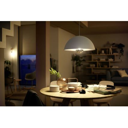 LED лампочка з регулюванням яскравості та дзеркальною сферичною колбою DECO Philips G125 E27/7,2W/230V 2700K