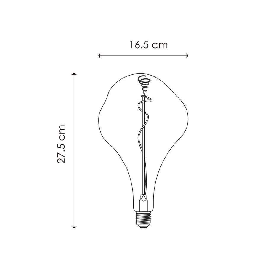 LED лампочка з регулюванням яскравості VINTAGE EDISON E27/3W/230V 1800K