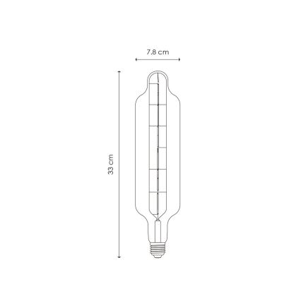 LED лампочка з регулюванням яскравості VINTAGE EDISON E27/5W/230V 1800K